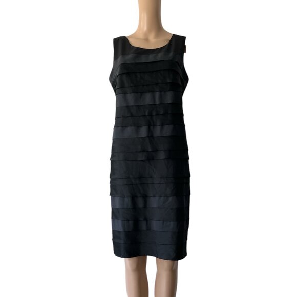 Liz Claiborne Dresses & Skirts - Liz Claiborne Black Layered Size 4 Mini Dress NWT
